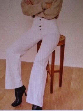 REFORMATION JEANS Olive Jean Vintage White